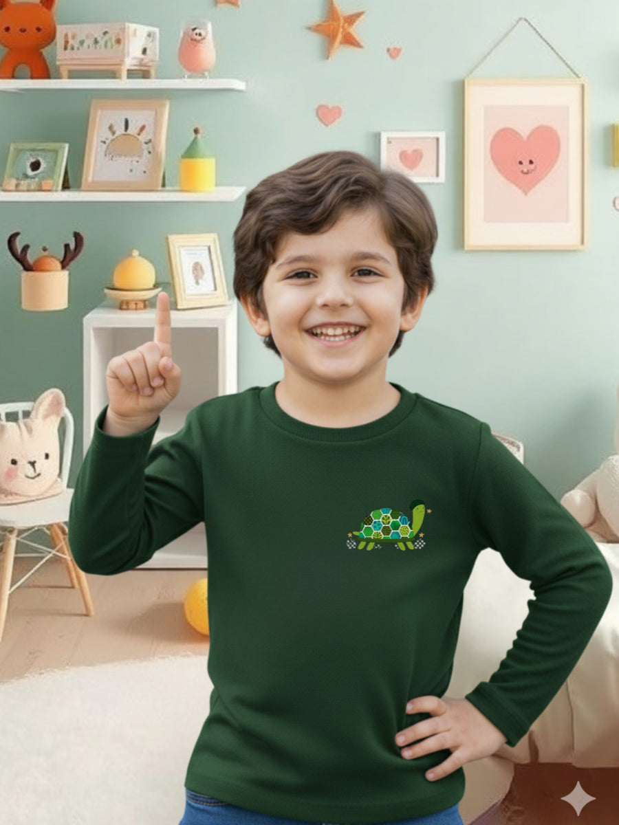 Rigo Kids Printed Terry T-Shirt – Soft & Comfortable – rigoindia