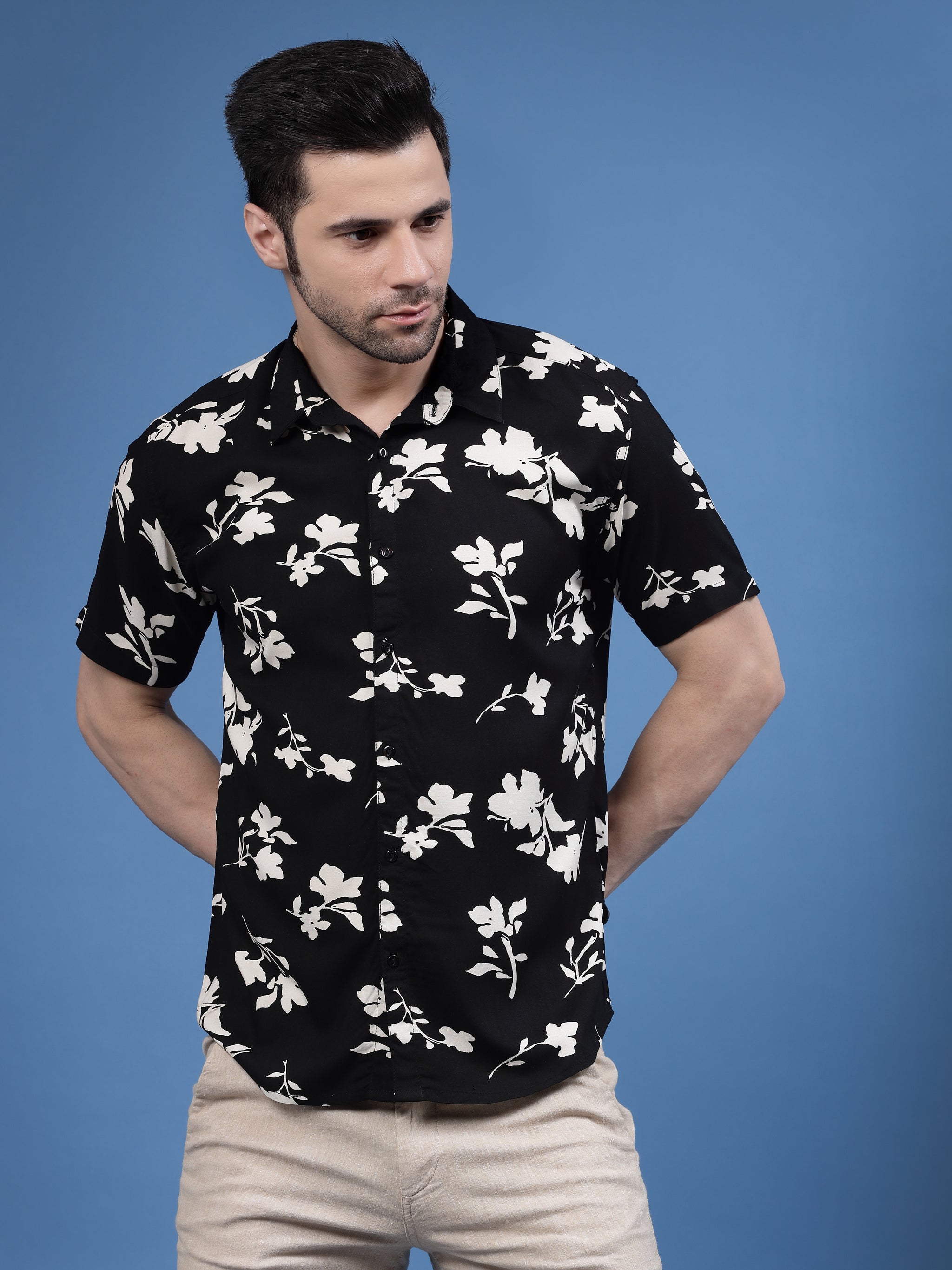 Mystic Leaf Rayon Shirt – rigoindia