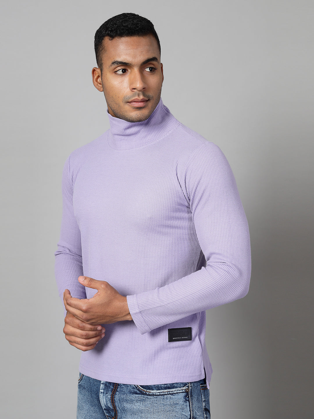 Turtleneck Roll Neck T Shirt Mens Black Turtleneck Turtle Neck