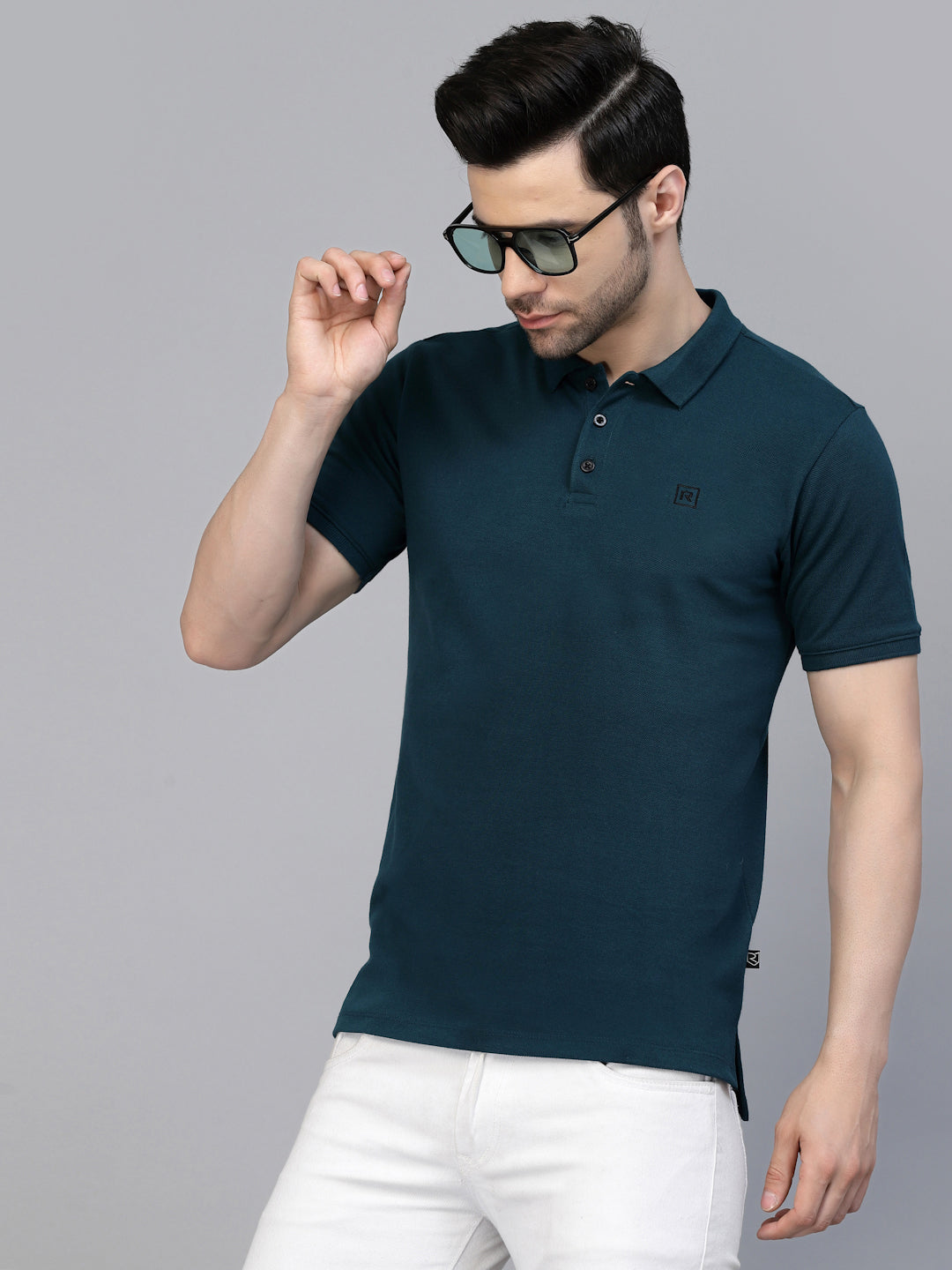 Half sleeve polo t shirts best sale