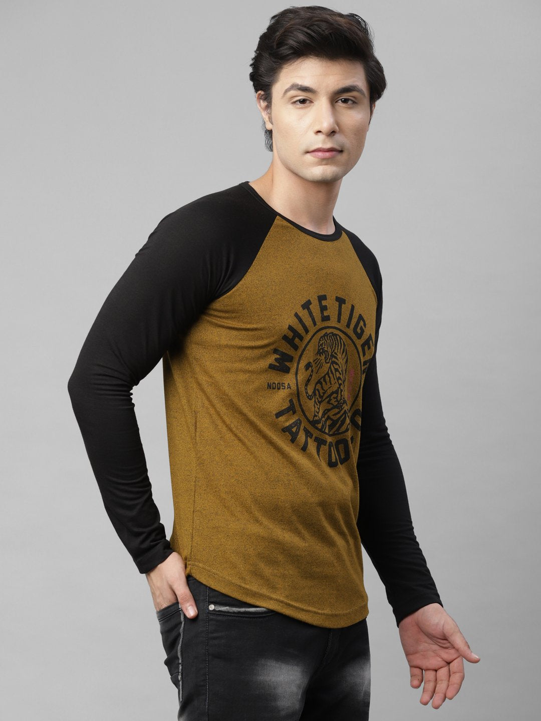 Buy Men's Raglan T-Shirt - Long Sleeves & Get 20% Off