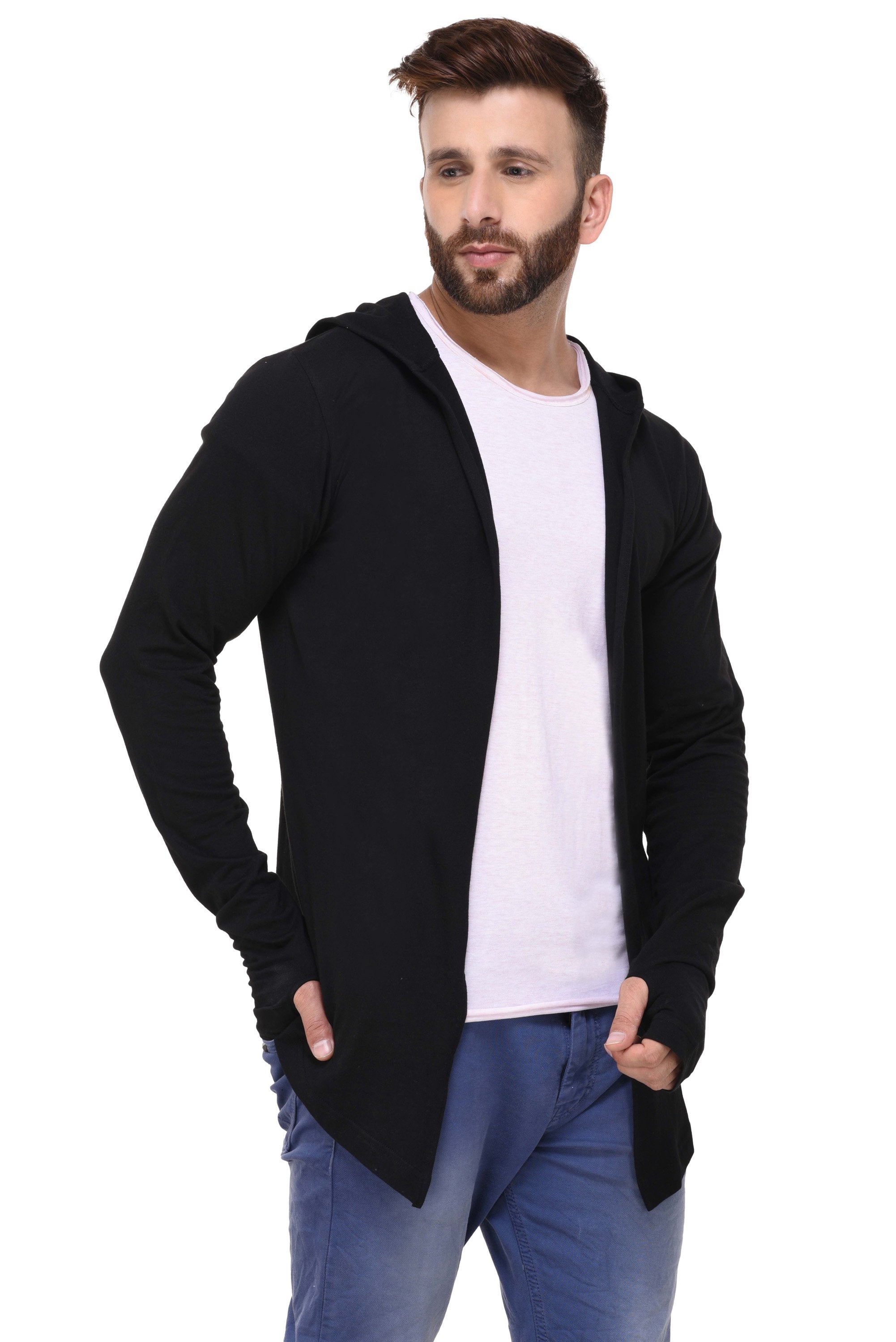 Buy online White Solid Hooded Shrug from top wear for Men by Globus for  999 at 50 off  2023 Limeroadcom