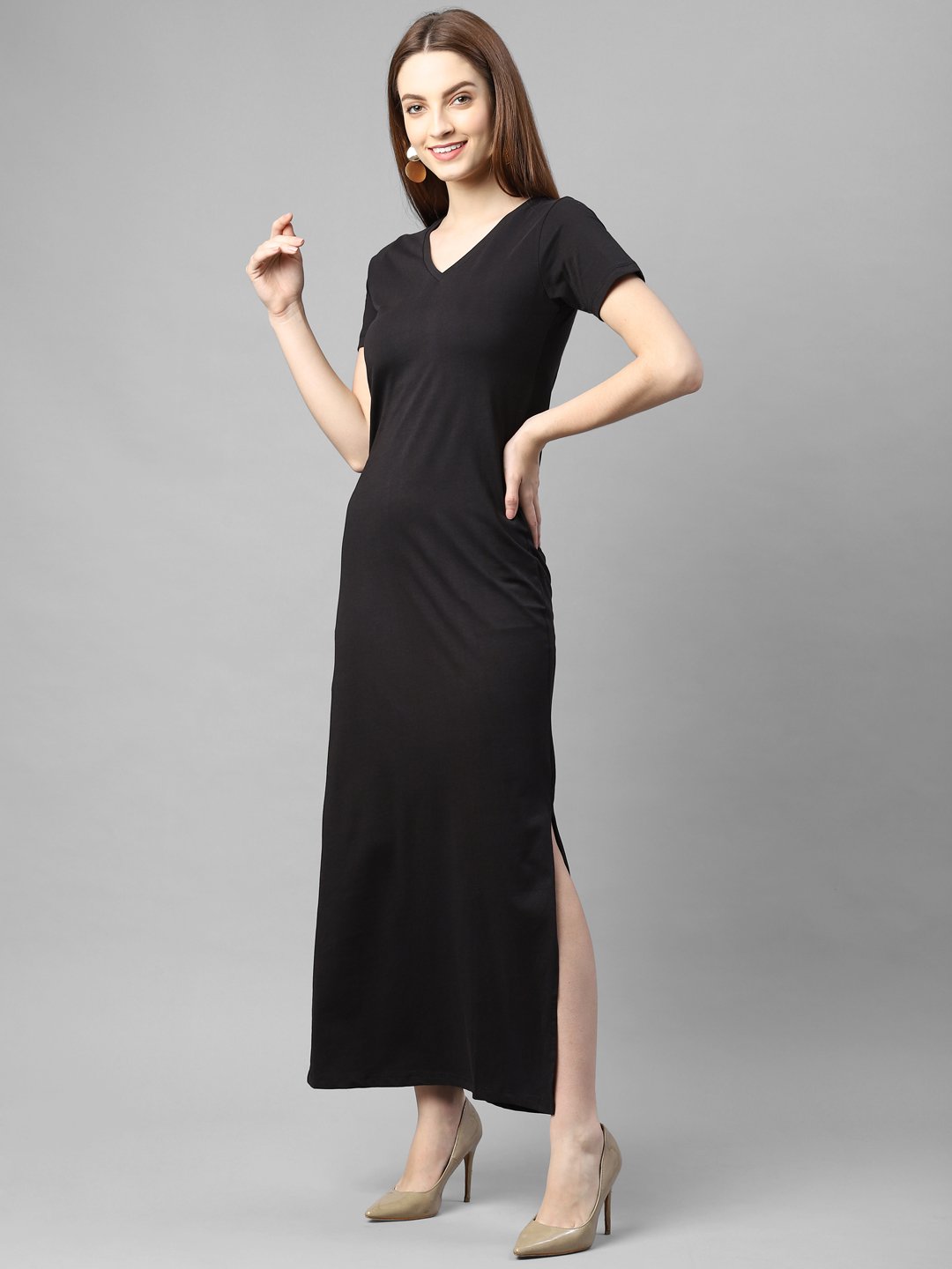 SHEIN | Dresses | Shein Grey And Black Half And Half Dress In An Xl |  Poshmark