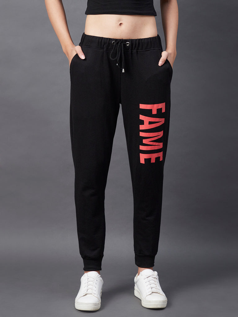 Buy Rigo Women Peach Side Printed Jogger Online at Best Prices in India -  JioMart.