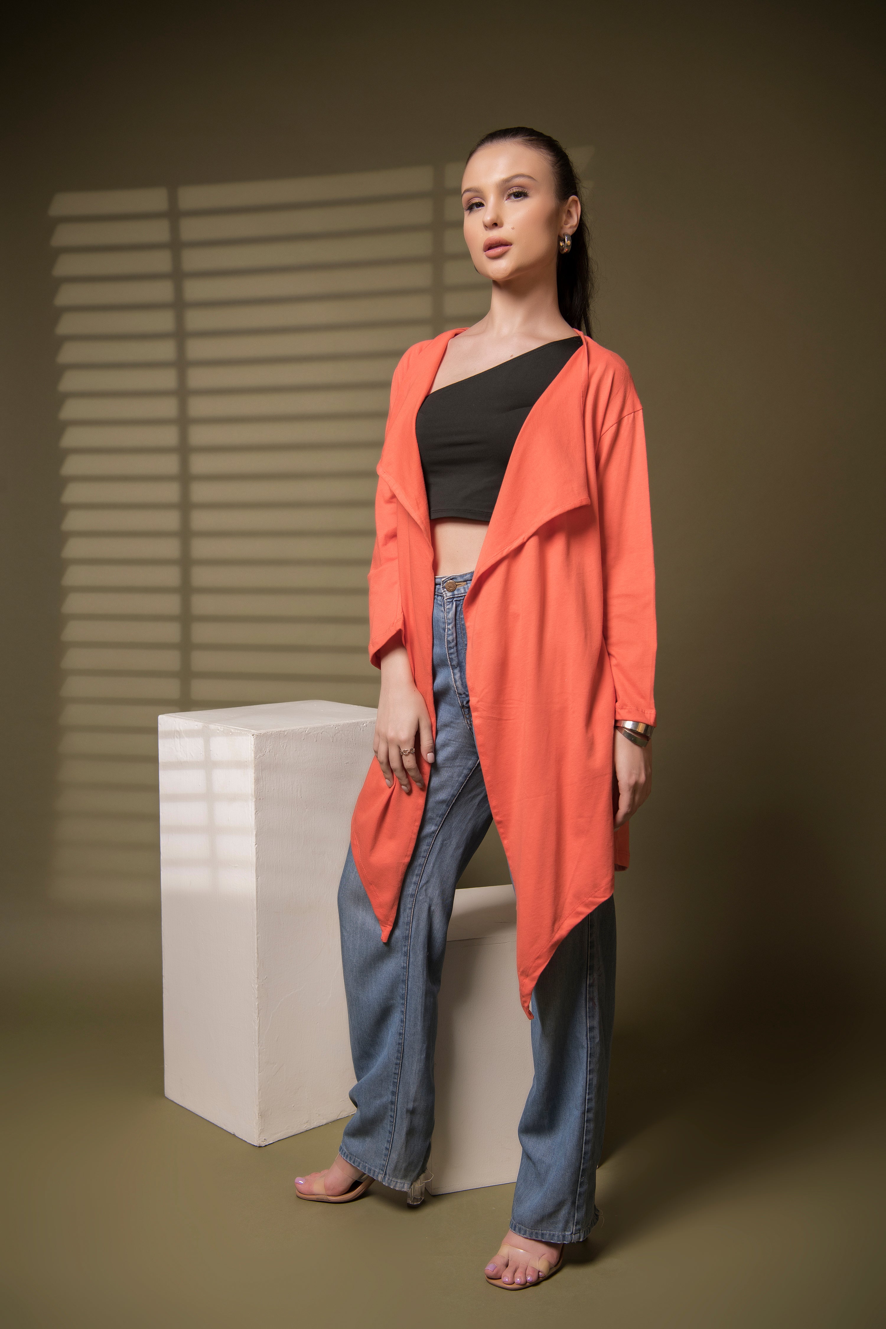 Fashiana Striped 3 In 1 Shirt Dress/Kurti/Shrug at Rs 695 | Mansarovar |  Jaipur | ID: 20186704262